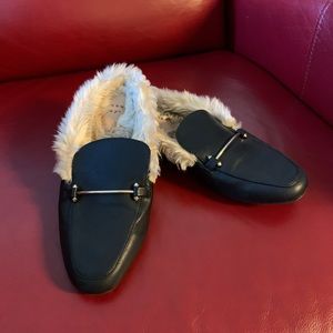 A New Day faux fur slides
